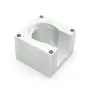 Nema23 Stepper Motor Mount Base 57 Stepping Motor Bracket Clamp Support Holder with 4pcs Installation Screws Aluminium Oxide for CNC Router Machine