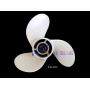 Boat Motor New Aluminium Propeller Assy 683-45943-00-EL for Yamaha Parsun Makara Outboard 3X9 1/4X10 1/2 Right, fit 9.9, 15, 20 HP 2/4-stroke Engine