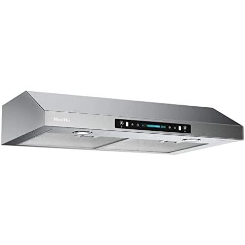 30 Inch Under Cabinet Range Hood with 900-CFM, 4 Speed Gesture Sensing&Touch Control Panel, Stainless Steel Kitchen Vent