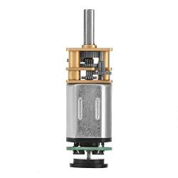 GBMQ-GM12BY20 DC 6V 2W Micro Speed Reduction Motor Mini Gear Box Motor with Magnetic Coded Disc Hall Encoder (70RPM)