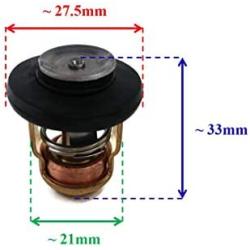 Boat Motor Cylinder Thermostat for Yamaha Outboard F 4HP - 70HP 66M-12411-01 6G8-12411 60 degrees 4-stroke Engine
