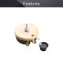 Fielect 100W 20R Ohm Ceramic Wire Wound Potentiometer Linear Rotary Resistor Rheostat with Knob for Industiral Machinery RPM Adjustment