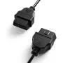 ANCEL Full 16-Pin OBD II OBD2 Male to Female Extension Convert Cable Round Shape Cable Automotive Diagnostic Extension Cable Adapter