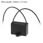 uxcell Ceiling Fan Capacitor CBB61 14uF 250V AC 2 Wires Metallized Polypropylene Film Capacitor 47x34x22mm for Electric Fan Pump Motor Generator 3Pcs