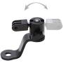 PCTC Motorcycle Bike Handlebar Mount Camera 360 Degree Rotation Fixing Bracket for GoPro Hero 10/9 / 8 / 7 / 6 / 5 DJI OSMO Action OSMO Pocket Sports Camera Riding Rearview Accessories,Metal Base