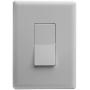 Home Automation Lighting, ZWAVE Plus Smart Switch by Ecolink, Lighting Control, White Single Rocker Style Light Switch Design (PN - SDLS2-ZWAVE5)