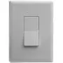 Home Automation Lighting, ZWAVE Plus Smart Switch by Ecolink, Lighting Control, White Single Rocker Style Light Switch Design (PN - SDLS2-ZWAVE5)