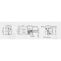 Gm12-n20va 12voltage Servo Dc Gear Motor