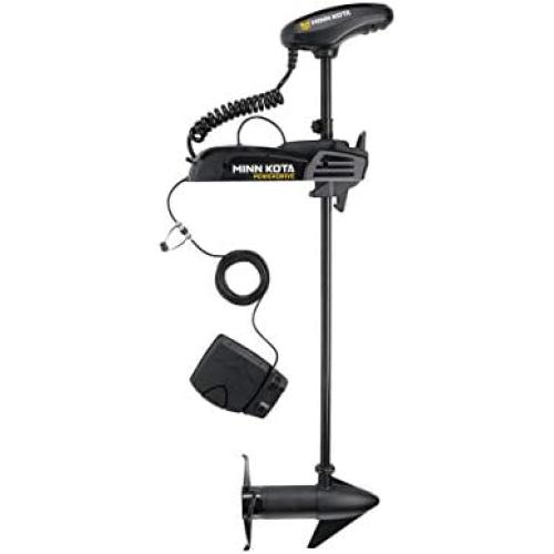 Minn Kota 1358790 PowerDrive Freshwater Electric-steer Bow-Mount Trolling Motor with Digital Maximizer, 45 lbs Thrust, 48