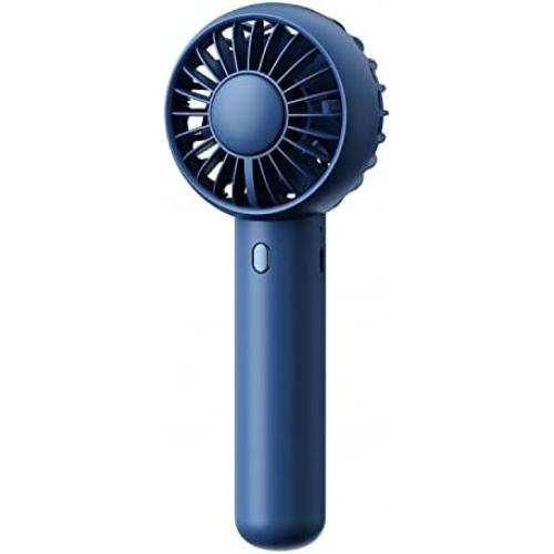 gaiatop Mini Portable Fan, Dual Motors Powerful Handheld Fan, Cute Design 3 Speed Personal Small Desk Fan with Base, Lightweight Makeup USB Rechargeable Fan for Stylish Girl Women Men Indoor Outdoor
