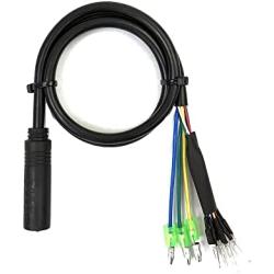9 Pin 60cm Electric Bicycle Female Motor Cable Ebike Motor Adapter with Hall Sensor Connector Ebike Conversion Parts