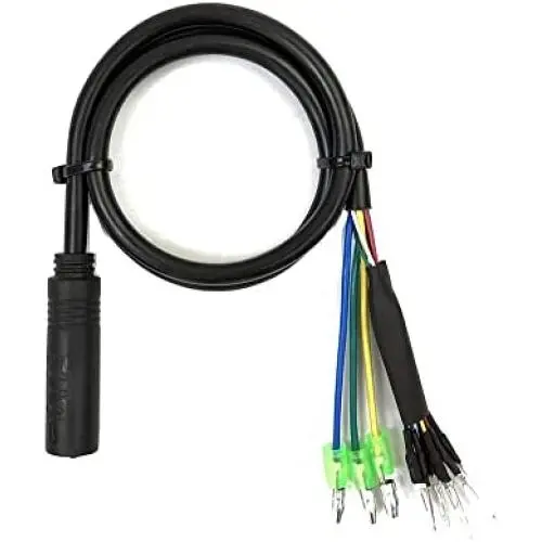 9 Pin 60cm Electric Bicycle Female Motor Cable Ebike Motor Adapter with Hall Sensor Connector Ebike Conversion Parts