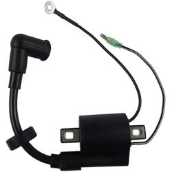 PARTSRUN Boat Motor Ignition Coil for Yamaha Outboard 6E0-85570-11 6E0-85570-12 00 1 4HP 5HP MLS 2-Stroke Engine,ZF786