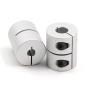 Zeberoxyz 2PCS Shaft Coupling 5mm to 8mm Aluminum Alloy Joint 25mm Length 20mm Diameter Stepper Motor Connector Rigid Coupler for 3D Printer CNC Machine DIY Model (5x8mm）