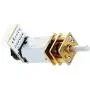 Jutagoss 1Pcs Miniature Gear Motor GA12-N20 DC Gear Motor 6V 60RPM Encoder Speed Velocity Measurement Mini Car Balance Motor