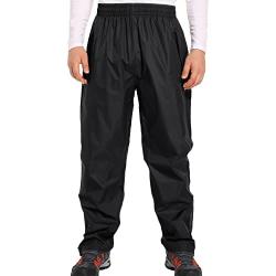 Rain Pants Men, Waterproof Pants Mens Fishing Pants, Work Rain Gear Pants for Men Motorcycle Hiking Outdoor Windproof Golf