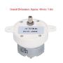 JS‑40 Gear Motor Plastic , Physical Therapy Sensory Motor Aids Speed Reduction Geared Conveyor Motors Reduction Motor EngineDC 12V 20RPM for Toy Equipment Machinery