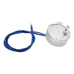 Fielect Synchronous Motor AC 110V 20-24RPM Turntable Motor CW/CCW Direction 4W TYC-50 Horizontal Hole Shaft