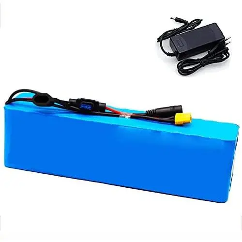 YUWYP 48V Lithium Ion Battery Electric Bicycle Scooter 25Ah 13S3P Ebike Battery Pack with BMS and Charger 250W-1000W Motor