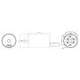 KingVal Replacement 2430 5800KV Waterproof Sensorless Brushless Motor Shaft 2mm Compatible with 1/16 1/18 RC Car