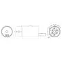 KingVal Replacement 2430 5800KV Waterproof Sensorless Brushless Motor Shaft 2mm Compatible with 1/16 1/18 RC Car