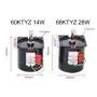 BEMONOC 60KTYZ AC Motor Low Speed 10 RPM 14W 220V 50HZ/60HZ AC Synchronous Motor CW/CCW