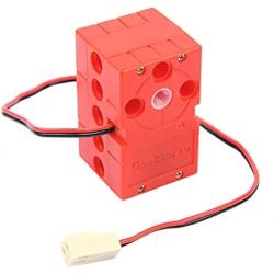 360 Degree Motor Dual Output Axles High Density 2kg Torque Motor Compatible with Standard Building Blocks for microbit / Arduino / Single Board Control