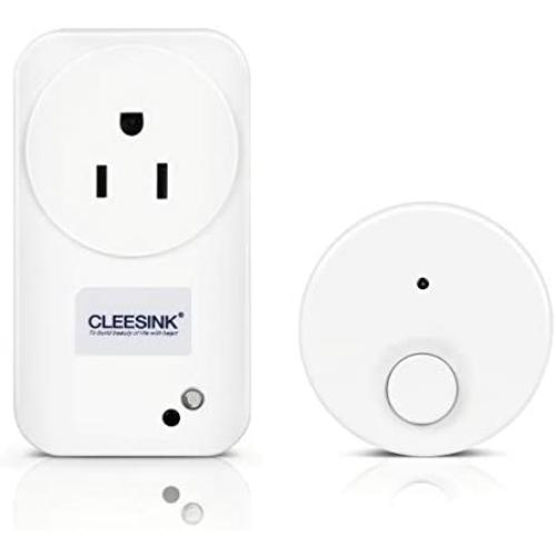 Garbage Disposal Wireless Switch Kit, Self-Powered Portable Remote Control Outlet Switch, Sink Top Wireless Switch Controller by CLEESINK