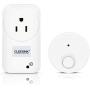 Garbage Disposal Wireless Switch Kit, Self-Powered Portable Remote Control Outlet Switch, Sink Top Wireless Switch Controller by CLEESINK