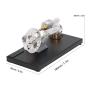 Hot Air Stirling Engine Motor, Children Science Projects Tabletop Tech Toy Stirling Engine Motor Mechanical Learning Imaginative for Classroom Presentations