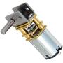 Heyiarbeit 12V 22RPM DC Worm Gear Motor High Torque Turbine Worm Gear Reduction Motor Reversible Speed Reducing Electric Gear Box Motor for DIY Robot Door Lock