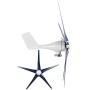 Windmill Generator 800W Small Wind Turbines Kit 5-Blade Wind Turbine Motor with Charge Controller for Home Use Boat-Blue 24v