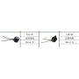 Vehicles-OCS Occus Toys X16 4CH 2.4G 720P WiFi FPV RC GPS Quadcopter Spare Parts CW CCW Motor - (Color: 2CW 2CCW Motor)