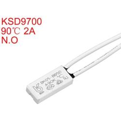 uxcell Normally Open Temperature Switch, 90℃ N.O 2A Thermal Switch Thermostat Temperature Control Switch 2pcs