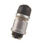 HMY 12V 20A Outboard Weatherproof Rubber Cover Horn Button and Outdoor Sealed Push Button Kill Switch with 2 Terminals for Car Boat Track
