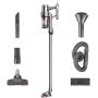 Corded Vacuum Cleaner, Real 20Kpa Powerful Suction Stick Vacuum, 5-in-1 Handheld Vacuum with Less Heat and Less Noise 60db Multi-Purpose & Lightweight-Corded for Pet Hair Hard Floor Carpet