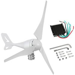 Dyna-Living Wind Turbine Generator 400W DC 12V 3 Blade Wind Turbine Motor with Charge Controller for Home Use Boat or Industrial Energy(Not Included Mast)