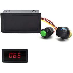 SDTC Tech 6V-30V 8A DC Motor Speed Controller 6V 12V 24V PWM Stepless Speed Control Switch Adjustable Driver Regulator with Duty Cycle LED Digital Display & Knob
