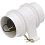 Attwood 1731-4 Turbo 3000 Series In-Line Bilge Blower, For 3-Inch Interior Diameter Vent Hose, 12-Volt