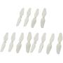 Main Blade Propellers CCW CW Replacement Propeller Guard Protectors Motors for Syma X21 X21W X22 X22W Drone Replacement RC Quadcopter Spare Parts Set White (Propellers 12pcs)