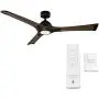 Ventilateur de plafond intelligent Woody Intérieur et Extérieur 3 Pales 60in avec Kit d'Éclairage LED 3000K et Télécommande Compatible Alexa, Google Assistant, Samsung Things, et iOS ou Android App. Ventilateur de plafond intelligent Woody Intérieur et Extérieur 3 Pales 60in avec Kit d'Éclairage LED 3000K et Télécommande Compatible Alexa, Google Assistant, Samsung Things, et iOS ou Android App.