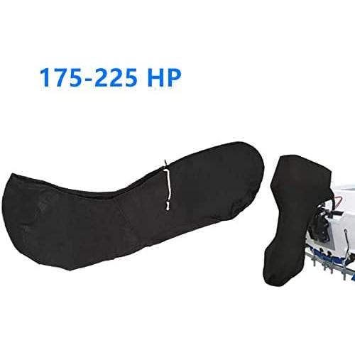 munirater Outboard Boat Motor Cover,with 600D Heavy Duty Oxford Fabric + Extra PVC Coating,Waterproof Outboard Engine Covers Replacement for 175-225 HP Motors