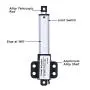 Actionneur Linéaire Folany, 50mm Course, Micro Électrique 20N/4.5lb, DC 12V 1.2 /s, Interrupteur Limite Intégré, Mini Actionneur Moteur Étanche pour Appareils Ménagers/Médical/Industriel Actionneur Linéaire Folany, 50mm Course, Micro Électrique 20N/4.5lb, DC 12V 1.2 /s, Interrupteur Limite Intégré, Mini Actionneur Moteur Étanche pour Appareils Ménagers/Médical/Industriel