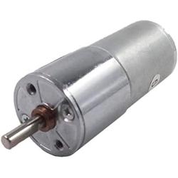 MotoRong 5 PCS ZGA25RP 12V 24V Central Shaft High Torque BLDC Gear Electrci Motor (12V, 15rpm)