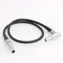 SZRMCC Nucleus-M 0B 7 Pin Male to 0B 7 Pin Male for Wireless Follow Focus Motor Connection Control Cable Daisy-Chained to 7-pin (Straight-Elbow 60cm)