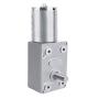 DC 12V Gear Reduction Motor Reversible High Torque Turbo Worm Gear Box Reduction Electric Motor(6RPM)