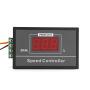 DC 6-60V 30A PWM DC Motor Speed Controller Speed Adjustable Stepless Governor Regulator Start Stop Switch for CNC Machine Tool Textile Printing