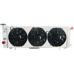 OzCoolingParts Pro Top 3 Row Core Aluminum Radiator + 3 x 9