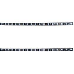 2pc 12inch 18LED Multi-Color Flexible Strip Accent Lights 5050 SMD Flex RGB for Motorcycle ,ATV,Car ,