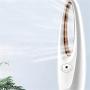 WACZJ Tower Fan with Remote Control Oscillating Heavy Round Base 3 Speed 8 Hour Timer LED Display Perfect for Homes Offices and Bedrooms